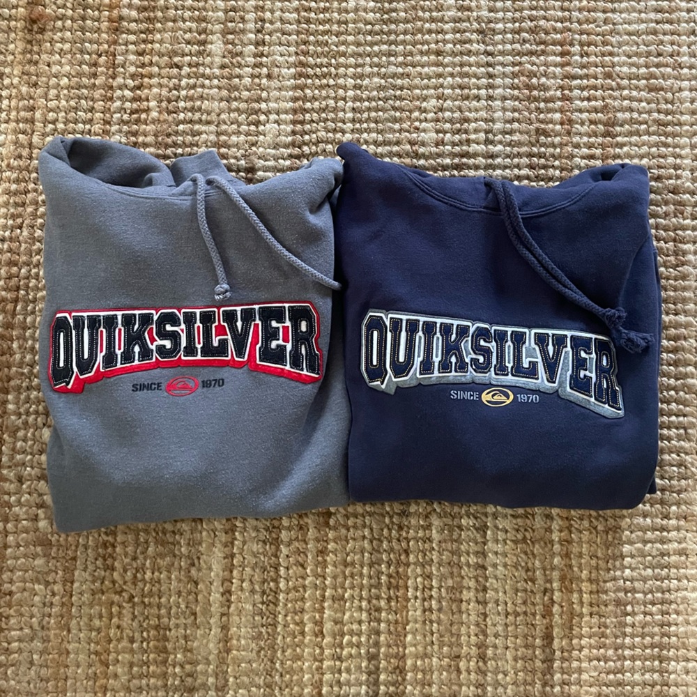 Vintage quicksilver hoodie jackets